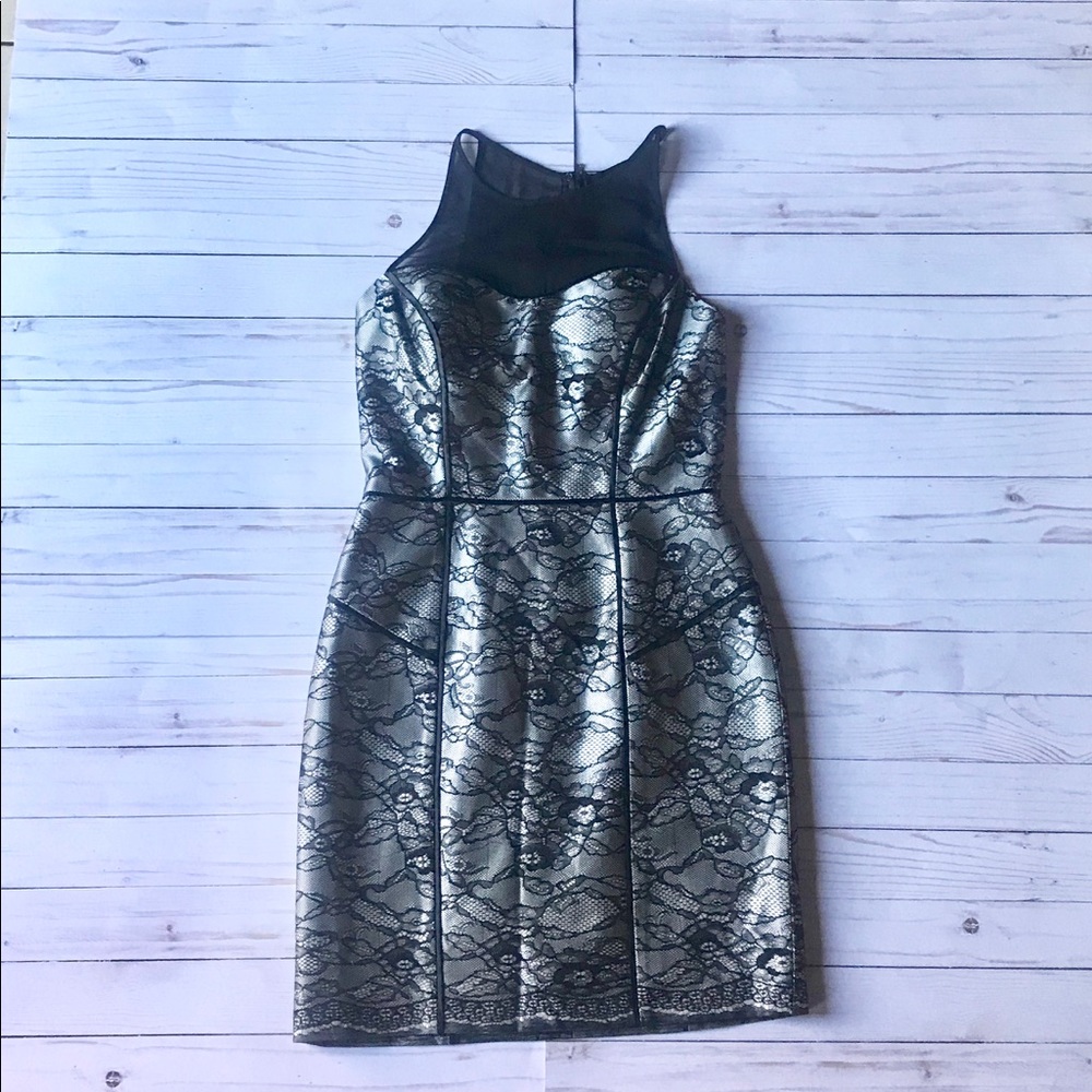 Aidan Mattox lace cocktail dress